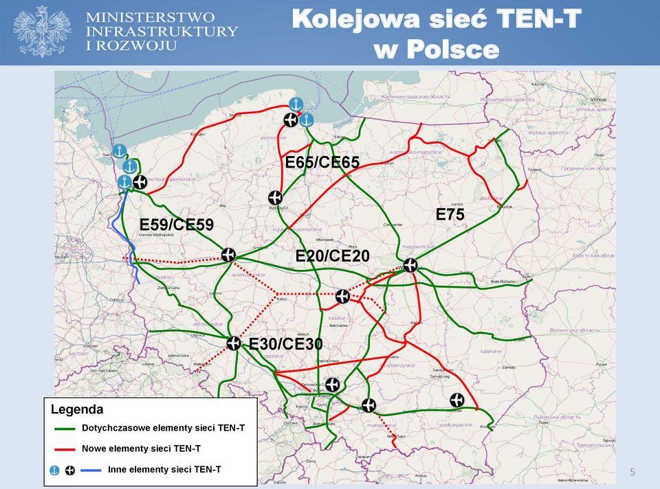 E20/CE20 E30/CE30 Legenda Dotychczasowe elementy