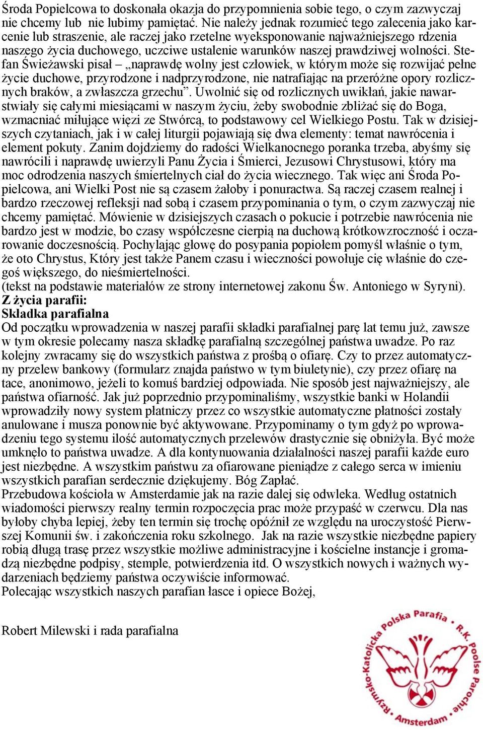 prawdziwej wolności.