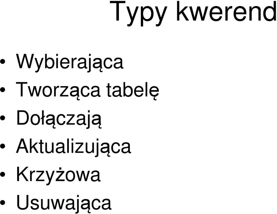 tabelę Dołączają