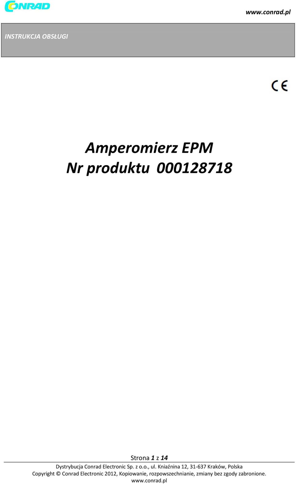 Amperomierz EPM