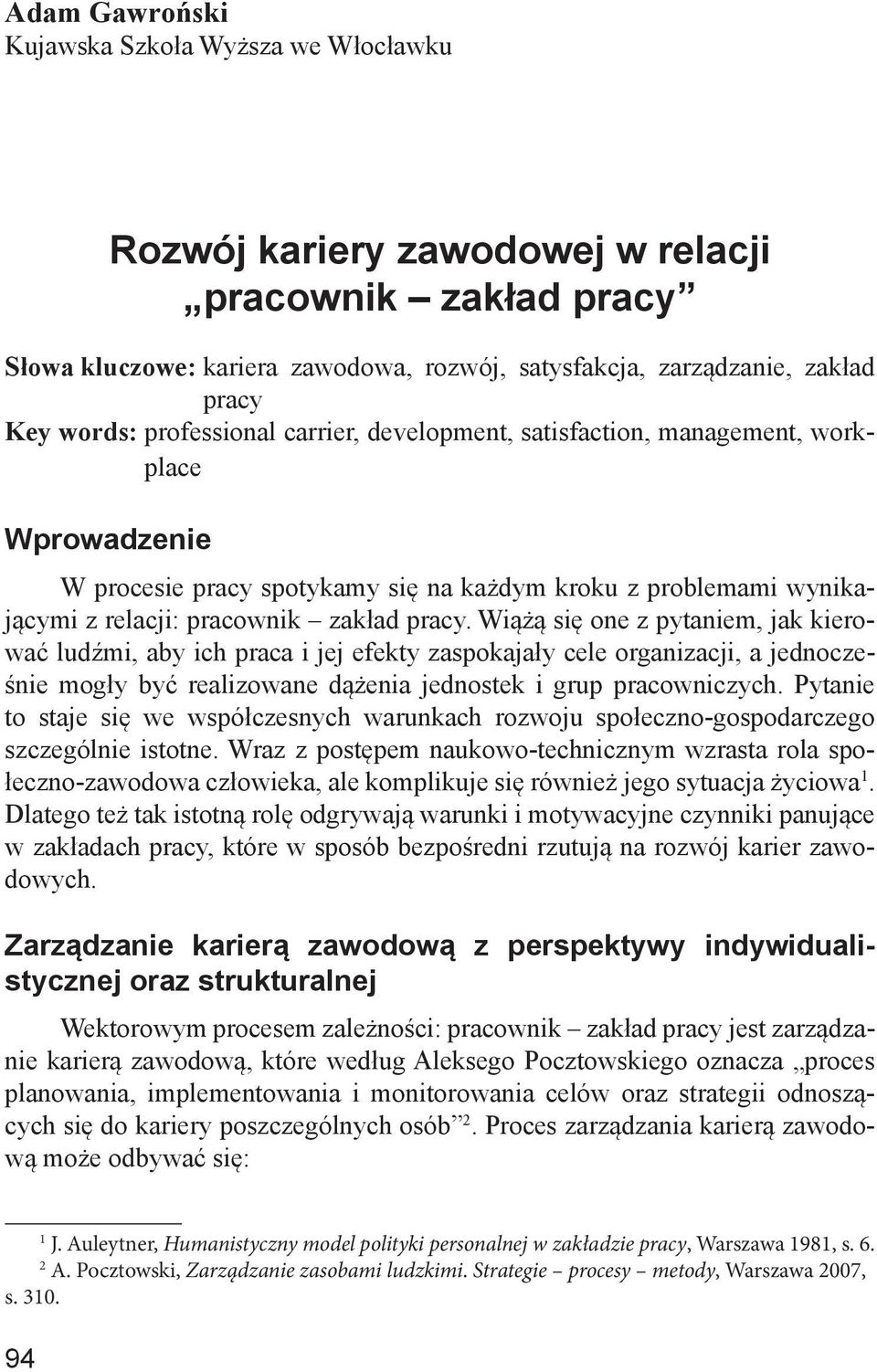 pracownik zakład pracy.