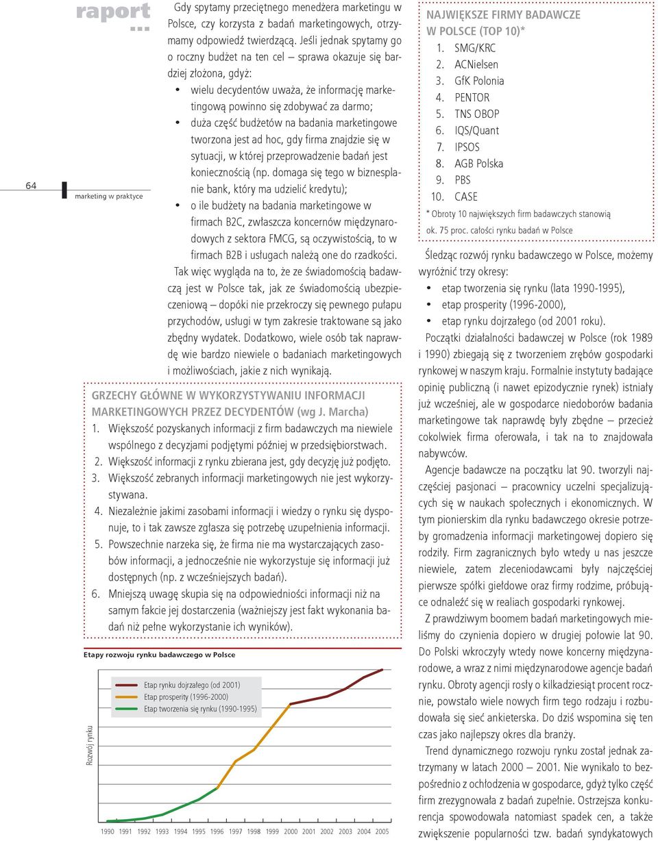 badania marketingowe tworzona jest ad hoc, gdy firma znajdzie się w sytuacji, w której przeprowadzenie badań jest koniecznością (np.