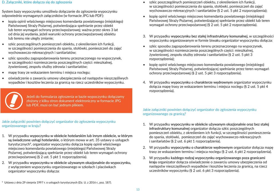 jej wydania, jeżeli warunki ochrony przeciwpożarowej obiektu lub terenu nie uległy zmianie; szkic poszczególnych pomieszczeń obiektu, z określeniem ich funkcji, w szczególności pomieszczenia do