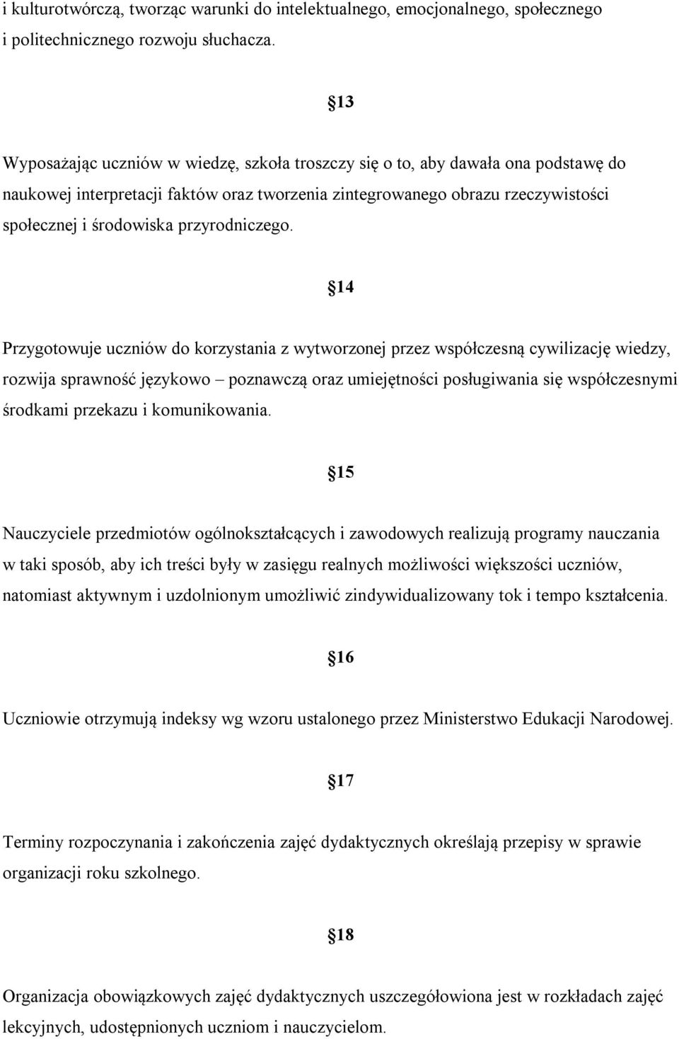 przyrodniczego.