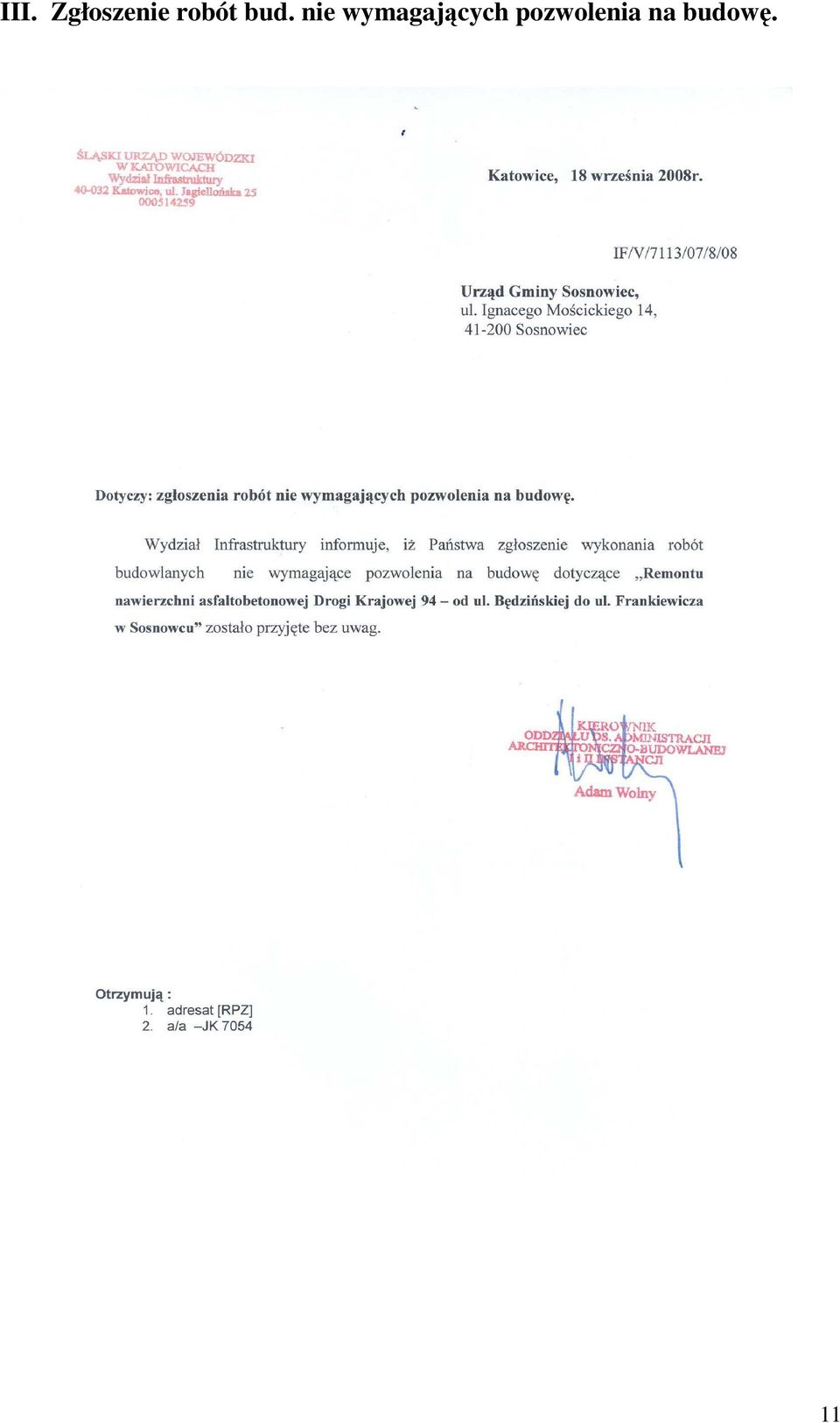 nie wymagających