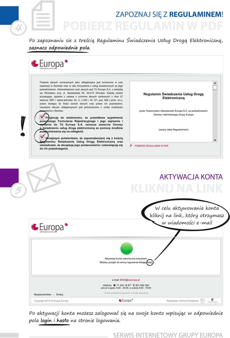 Elektroniczną, zaznacz odpowiednie pola.