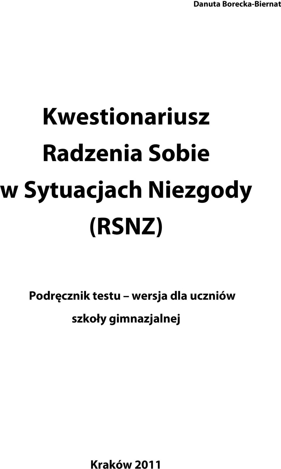 (RSNZ) Podręcznik testu wersja dla