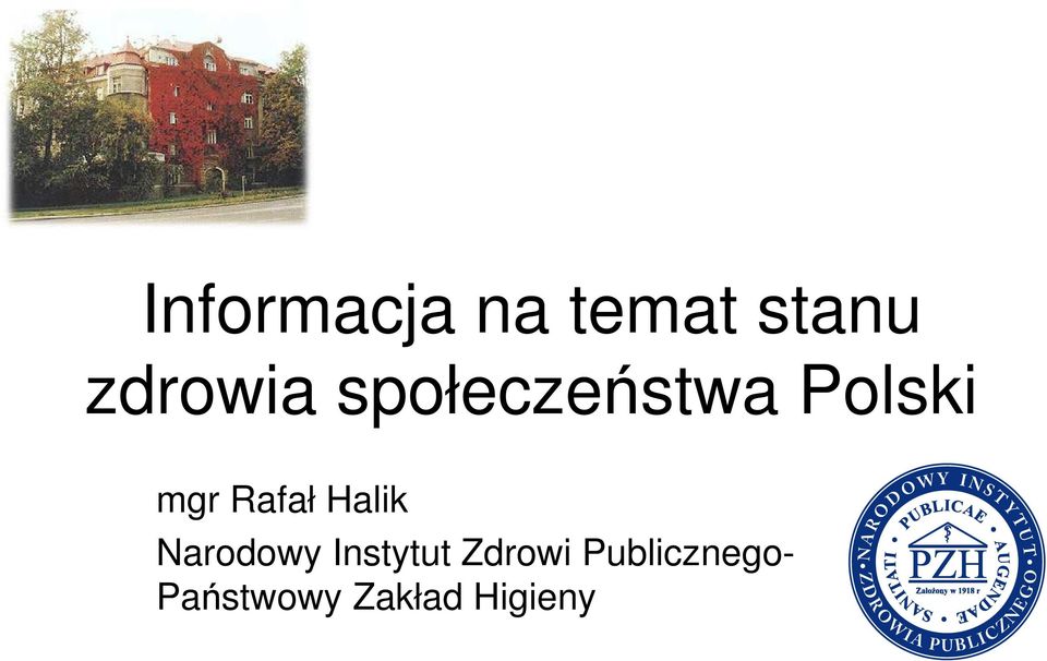 Halik Narodowy Instytut Zdrowi