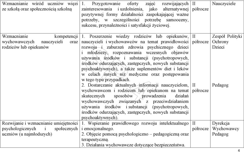 przynależności i satysfakcji życiowej.