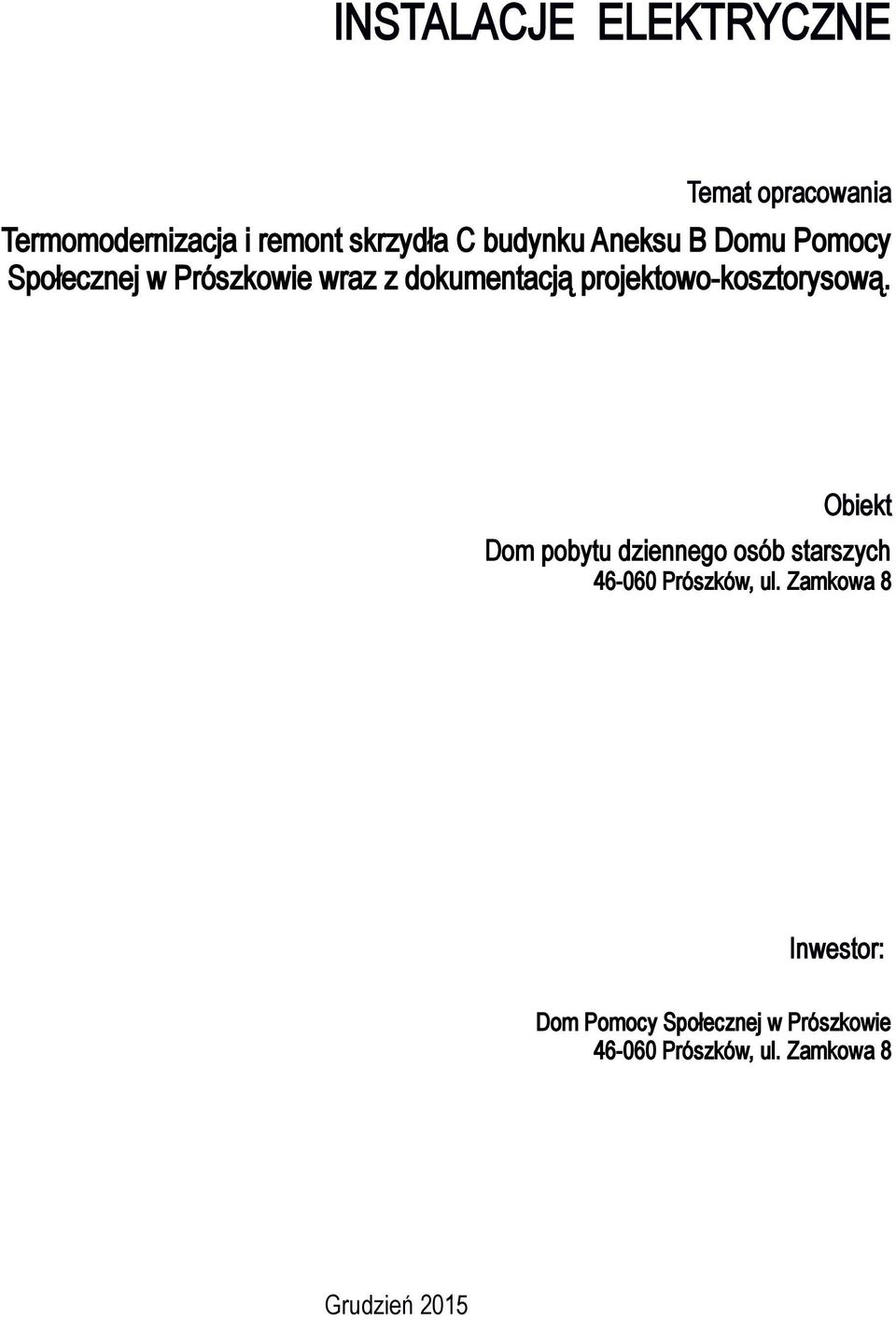 projektowo-kosztorysową.