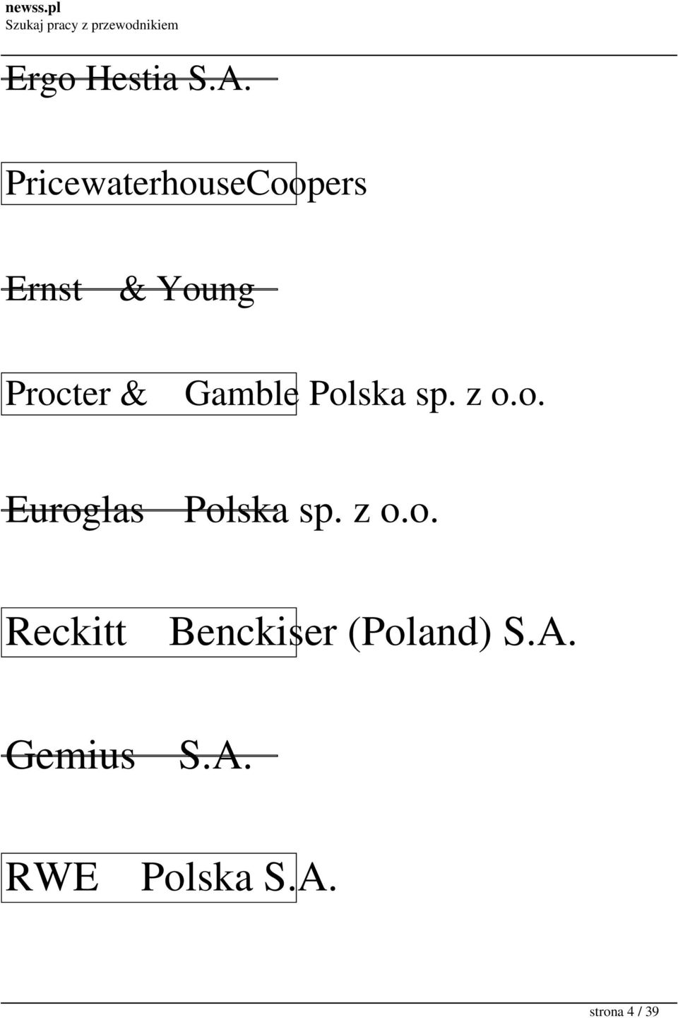 Gamble Polska sp. z o.o. Euroglas Polska sp.