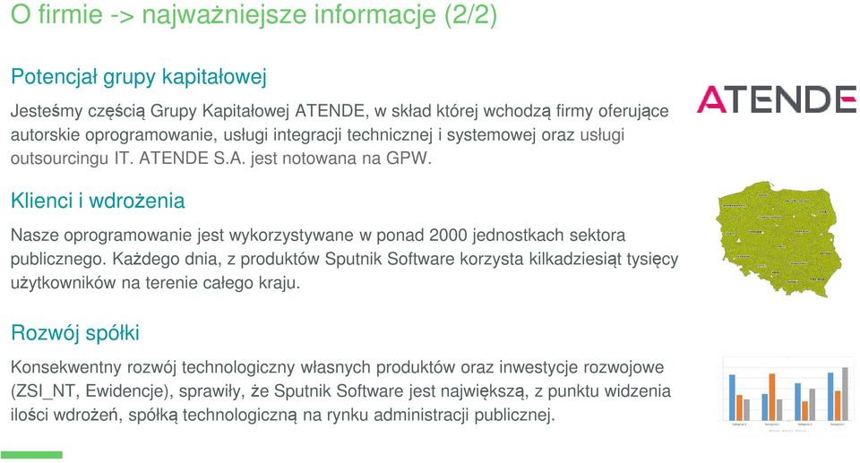 Klienci i wdrożenia Nasze oprogramowanie jest wykorzystywane w ponad 2000 jednostkach sektora publicznego.