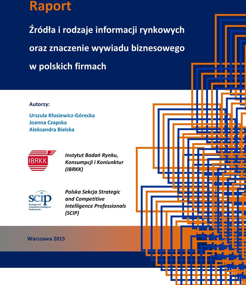 Czapska Aleksandra Bielska Instytut Badań Rynku, Konsumpcji i Koniunktur
