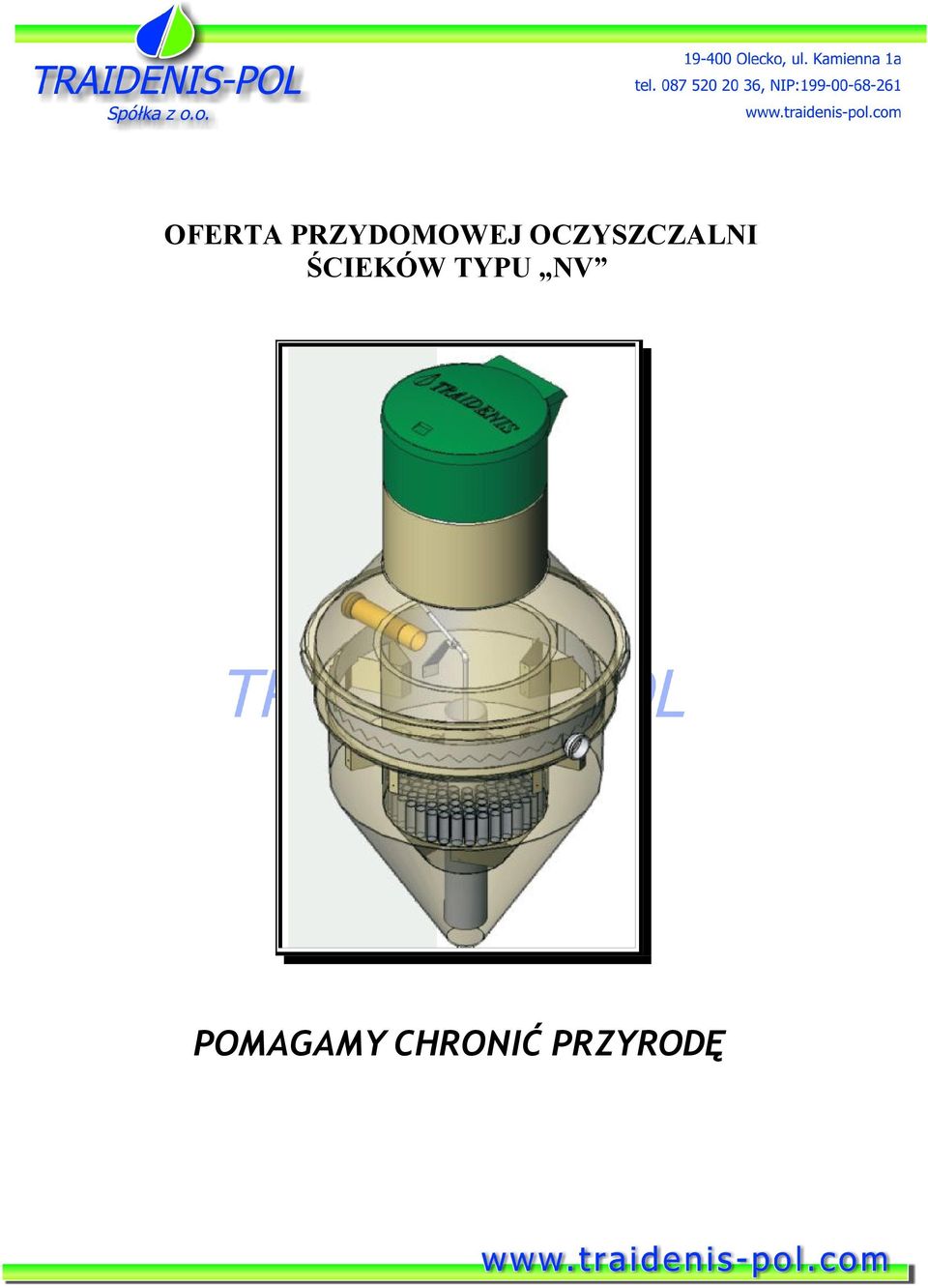 ŚCIEKÓW TYPU NV