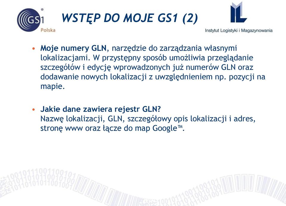 oraz dodawanie nowych lokalizacji z uwzględnieniem np. pozycji na mapie.