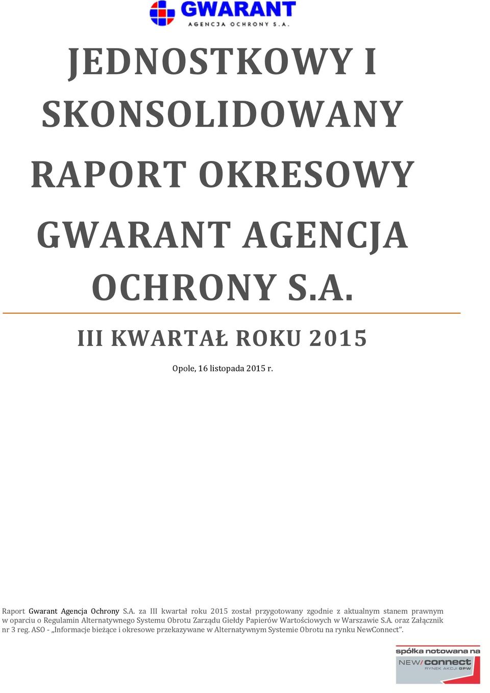 encja Ochrony S.A.