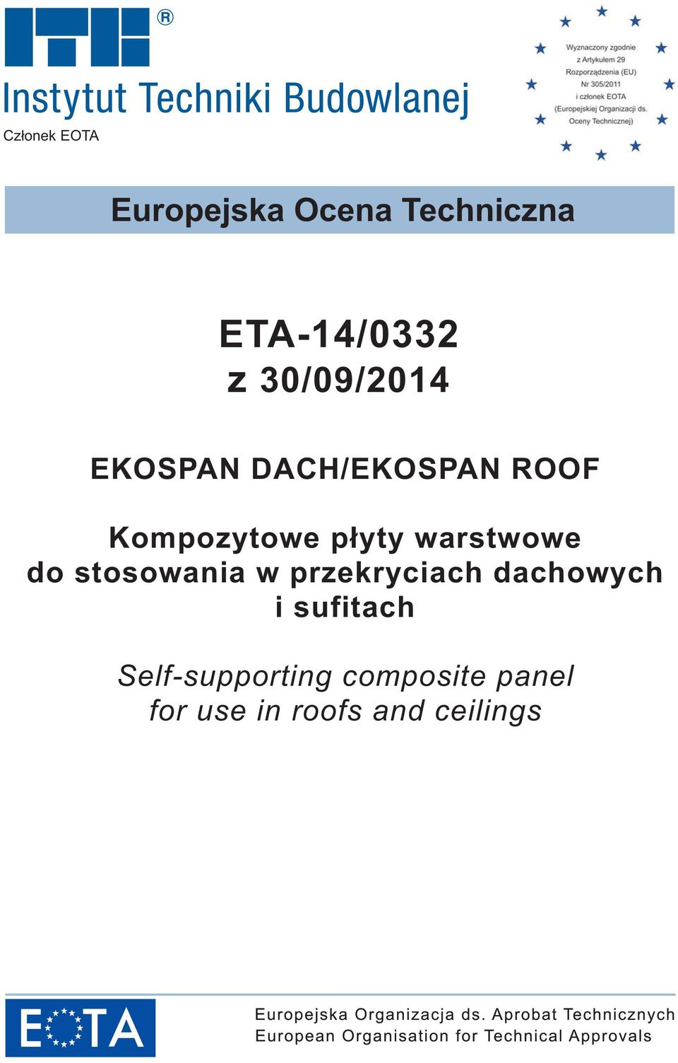 warstwowe do stosowania w przekryciach dachowych i