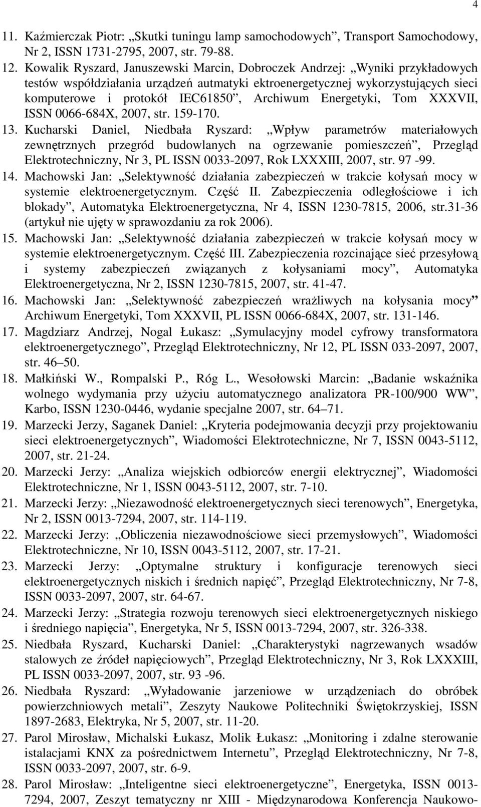 Archiwum Energetyki, Tom XXXVII, ISSN 0066-684X, 2007, str. 159-170. 13.