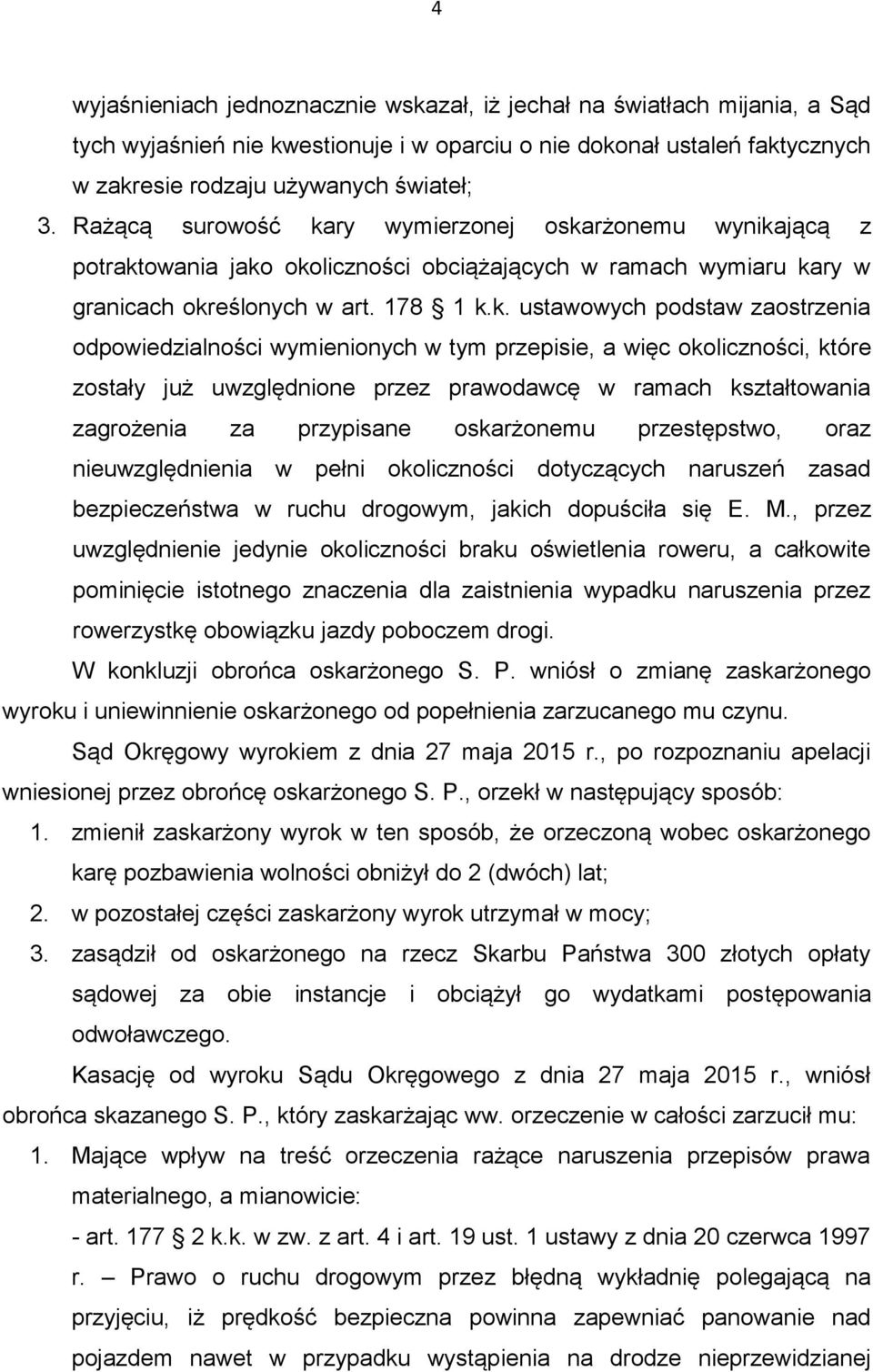ry wymierzonej oska