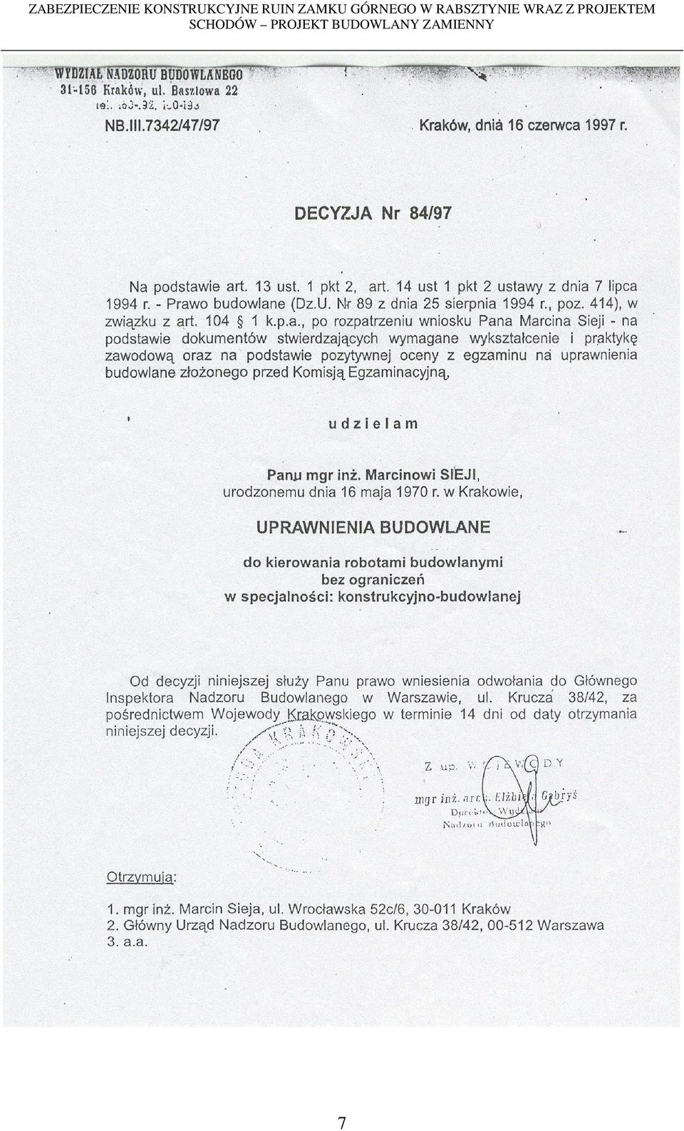 ZAMKU GÓRNEGO W