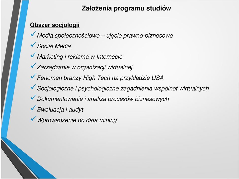 branży High Tech na przykładzie USA Socjologiczne i psychologiczne zagadnienia wspólnot