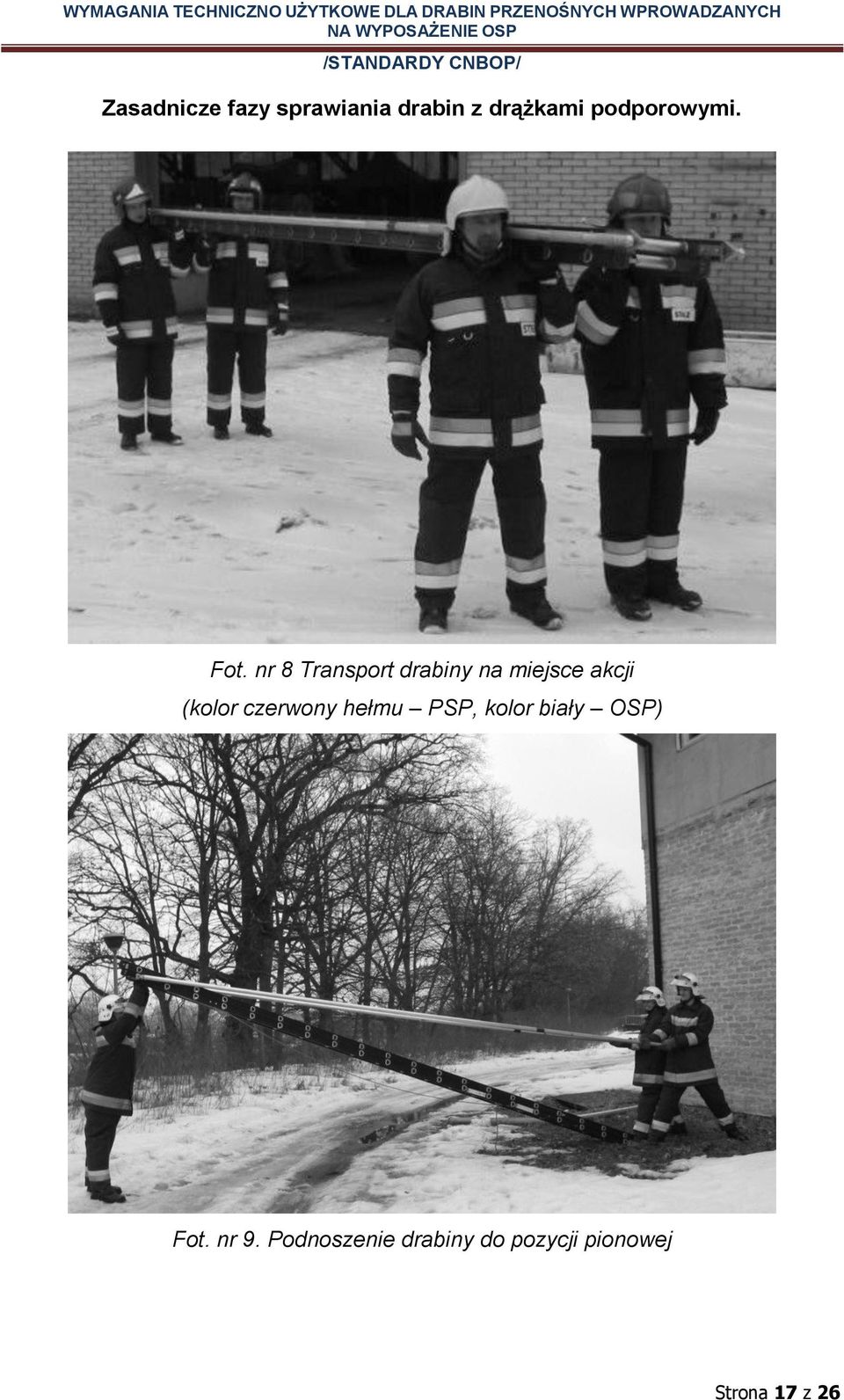 nr 8 Transport drabiny na miejsce akcji (kolor