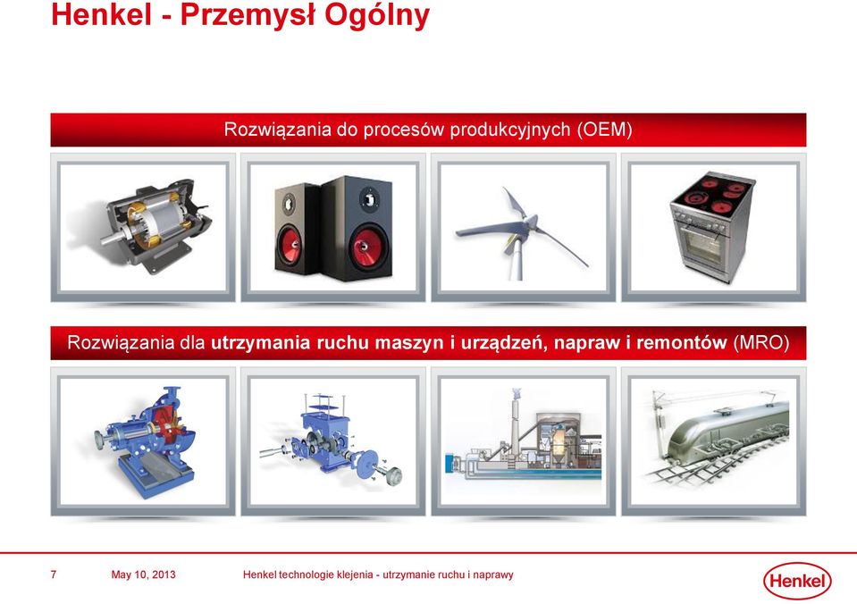 Rozwiązania dla utrzymania ruchu