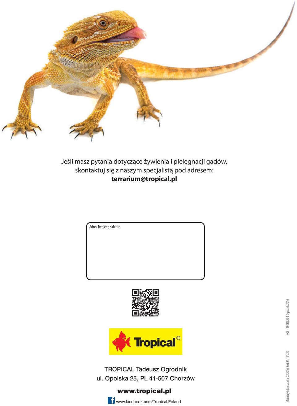 pl Adres Twojego sklepu: TROPICAL Tadeusz Ogrodnik ul.