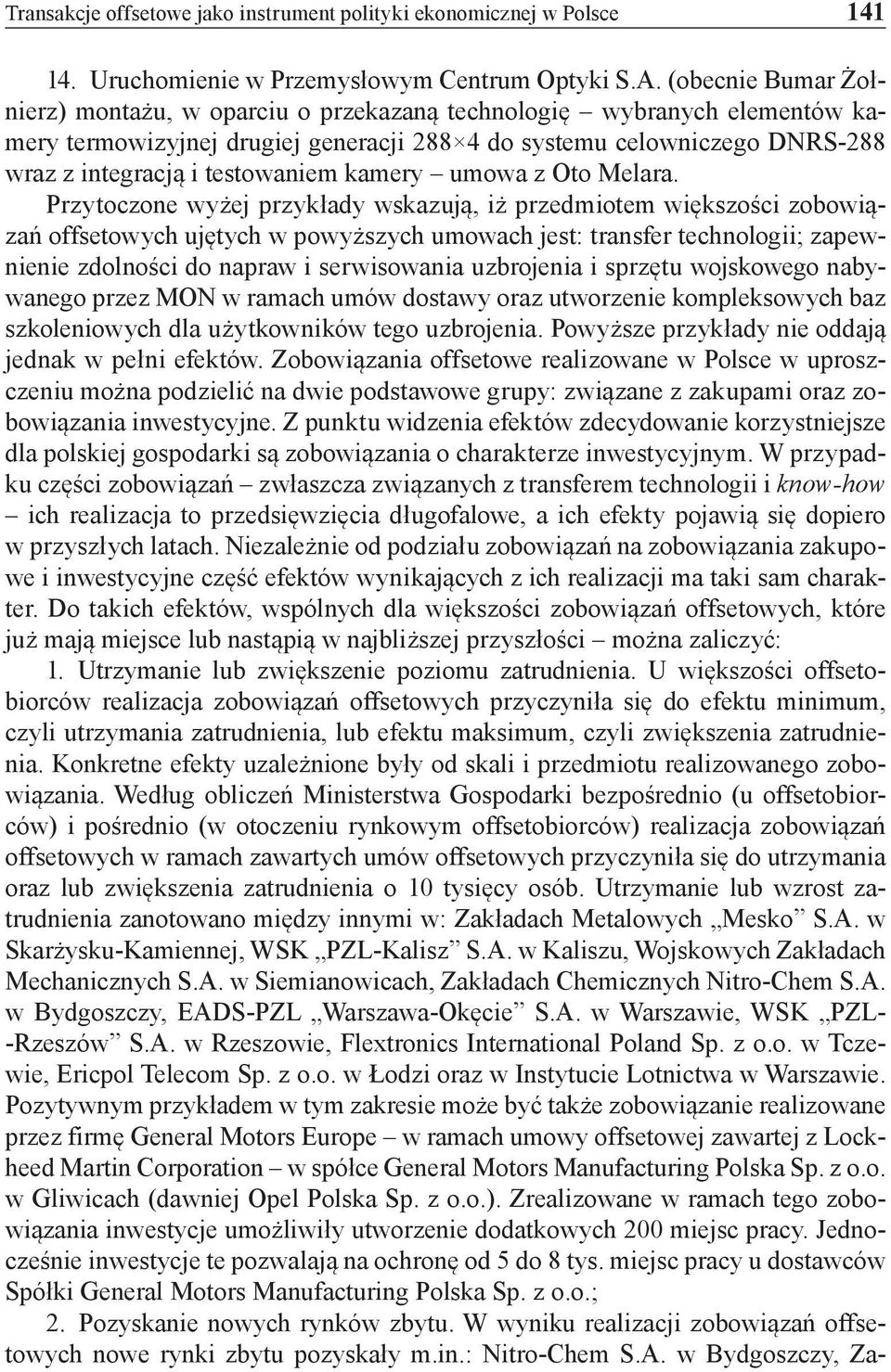 kamery umowa z Oto Melara.