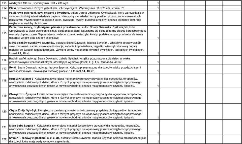 Nauczymy się składać formy płaskie i przestrzenne w rozmaitych płaszczyzn.