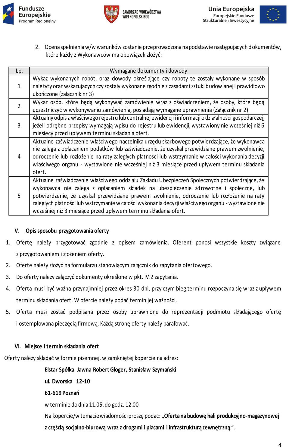 budowlanej i prawidłowo ukończone (załącznik nr 3) Wykaz osób, które będą wykonywać zamówienie wraz z oświadczeniem, że osoby, które będą uczestniczyć w wykonywaniu zamówienia, posiadają wymagane