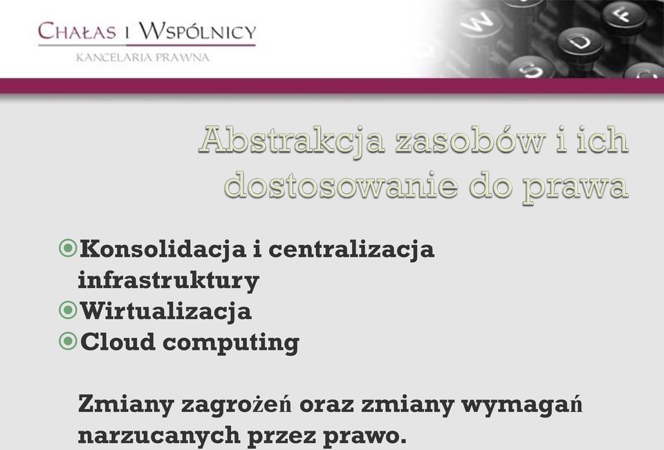 Cloud computing Zmiany zagrożeń