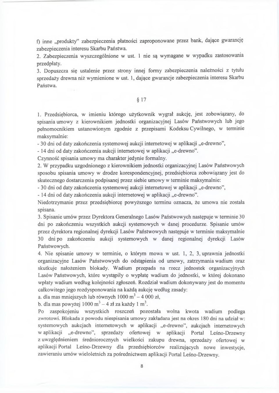 1, dające gwarancje zabezpieczenia interesu Skarbu Państwa. 17 1.