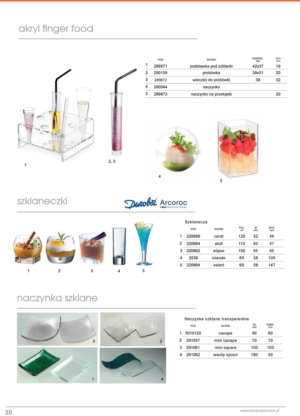 naczynko na przekąski 0, szklaneczki Szklanecza 0689 carat 0 8 068 atoll 0 6 7 066 elipse 00 6