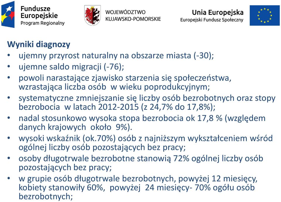 17,8 % (względem danych krajowych około 9%). wysoki wskaźnik (ok.