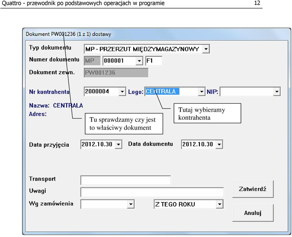 programie 12 Tu sprawdzamy czy