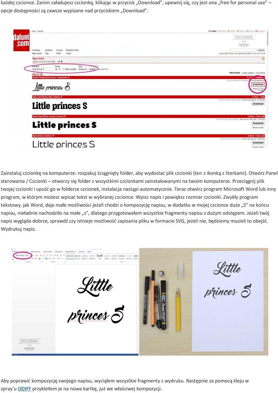 Otwórz Panel sterowania / Czcionki otworzy się folder z wszystkimi czcionkami zainstalowanymi na twoim komputerze.