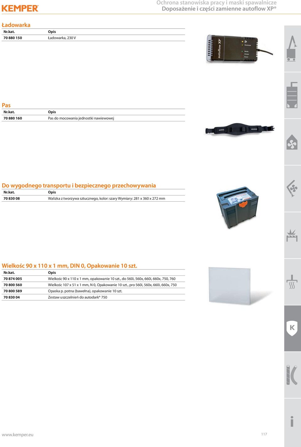 psd Do wygodnego transportu i bezpiecznego przechowywania 70 830 08 Walizka z tworzywa sztucznego, kolor: szary Wymiary: 281 x 360 x 272 mm 70874005_Aussenschutzscheibe.