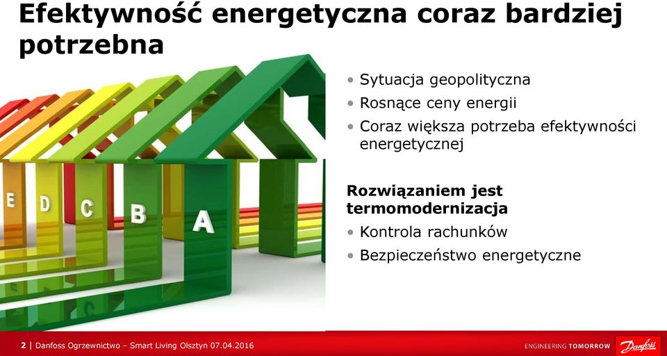 energetycznej Rozwiązaniem jest termomodernizacja Kontrola rachunków