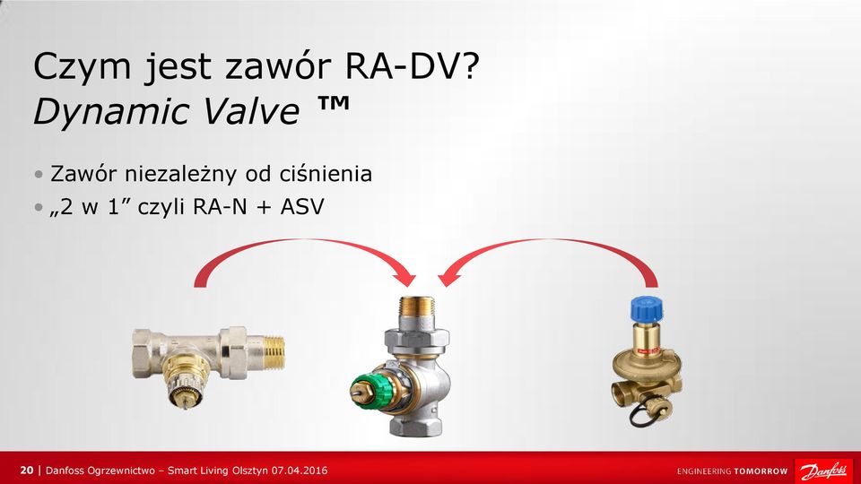 ciśnienia 2 w 1 czyli RA-N + ASV 20