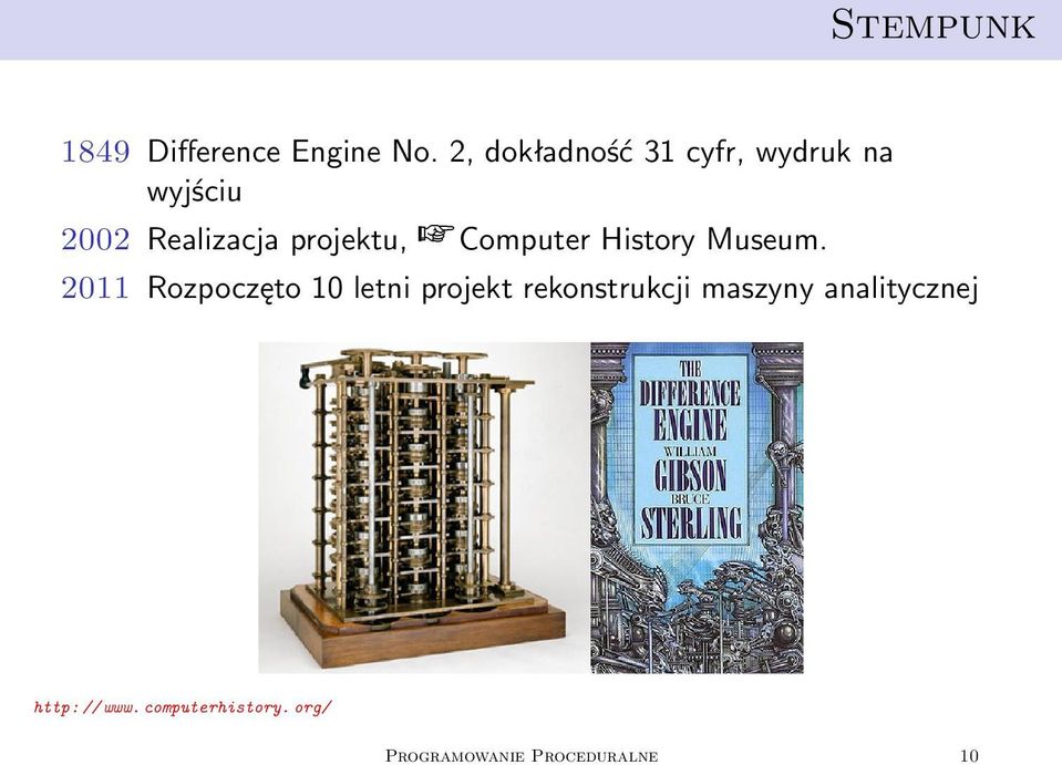 projektu, Computer History Museum.