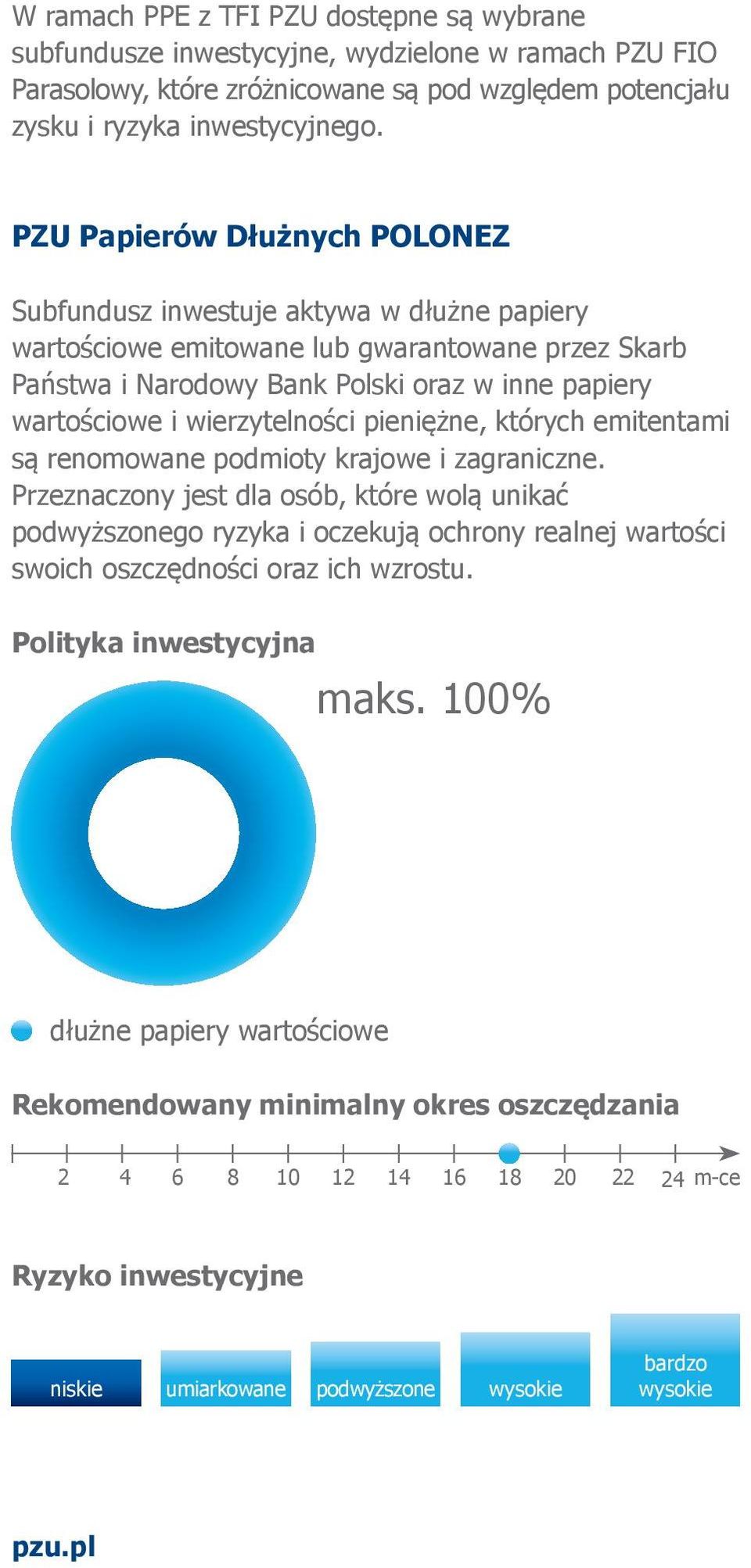 wierzytelności pieniężne, których emitentami są renomowane podmioty krajowe i zagraniczne.