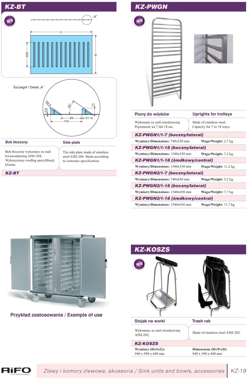 Made according to customer specification.