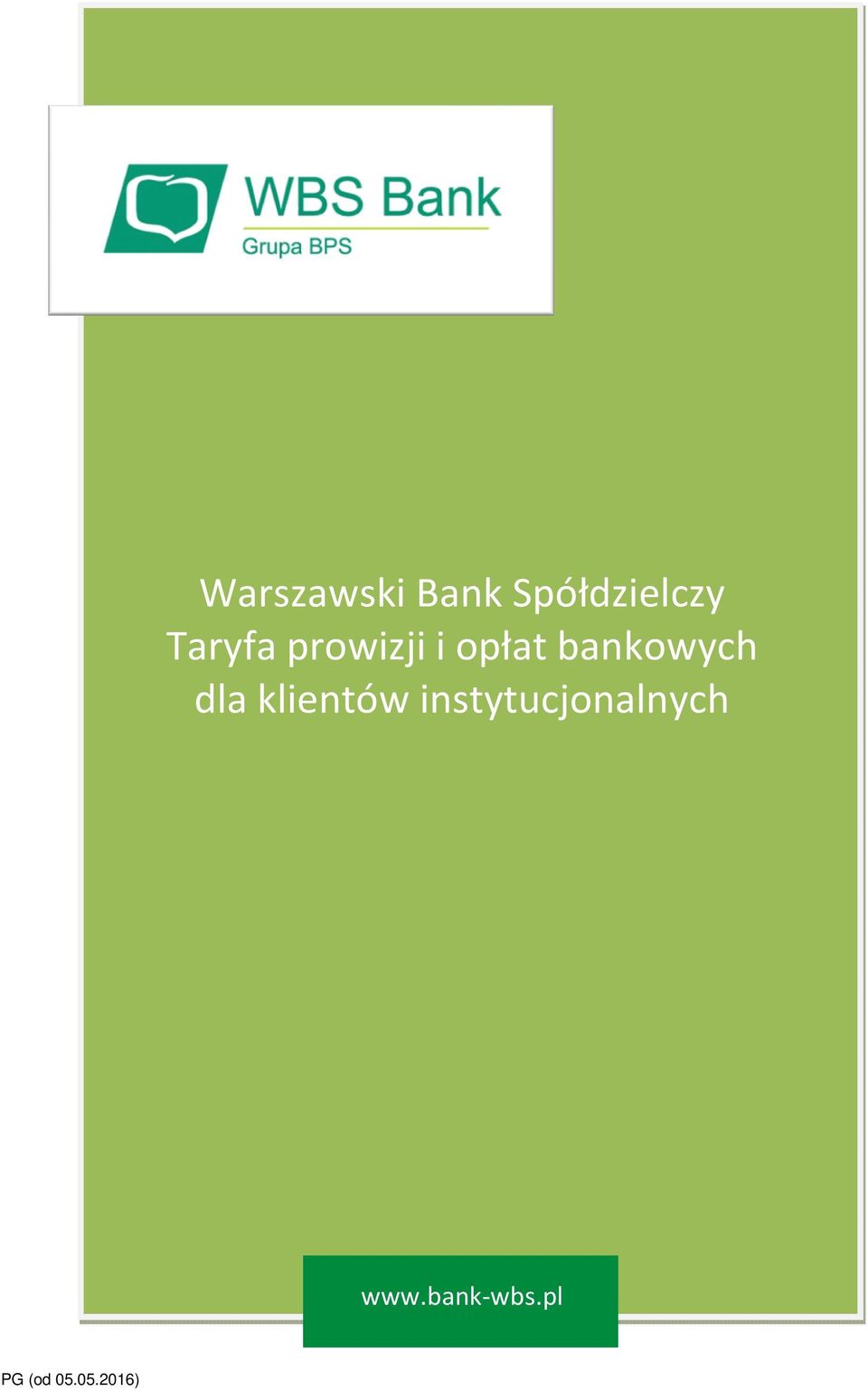 bankowych dla klientów