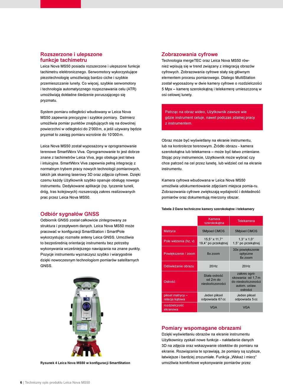 Co więcej, szybkie serwomotory i technologia automatycznego rozpoznawania celu (ATR) umożliwiają dokładne śledzenie poruszającego się pryzmatu.
