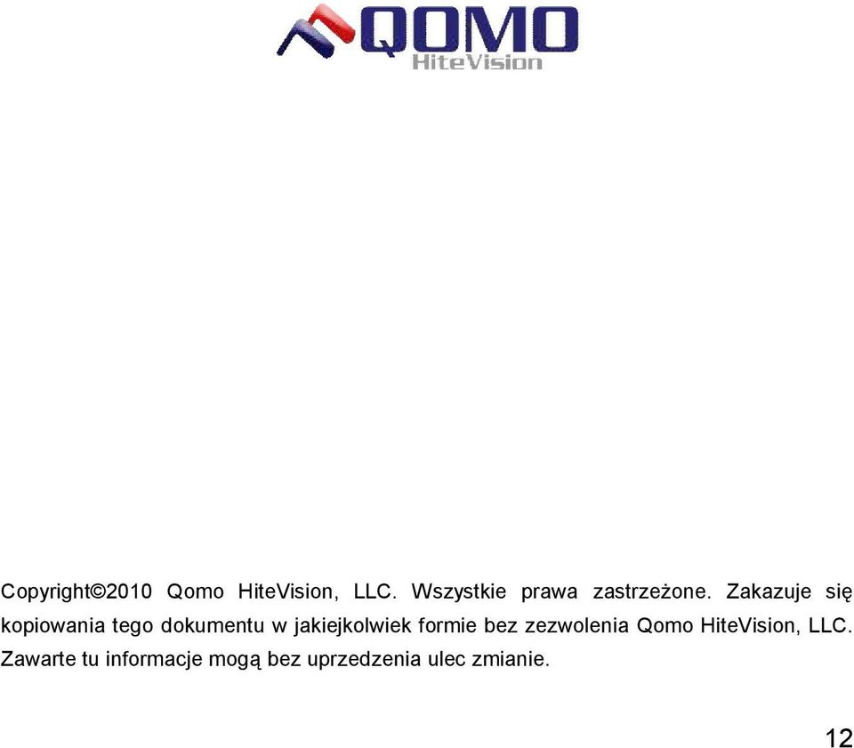 Zakazuje się kopiowania tego dokumentu w jakiejkolwiek