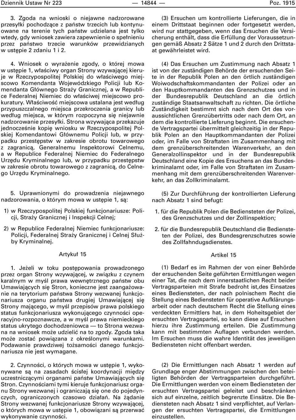 paƒstwo trzecie warunków przewidzianych w ust pie 2 zdaniu 1 i 2. 4.