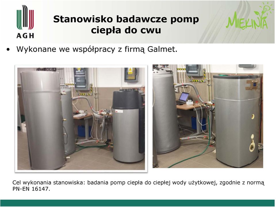 Cel wykonania stanowiska: badania pomp