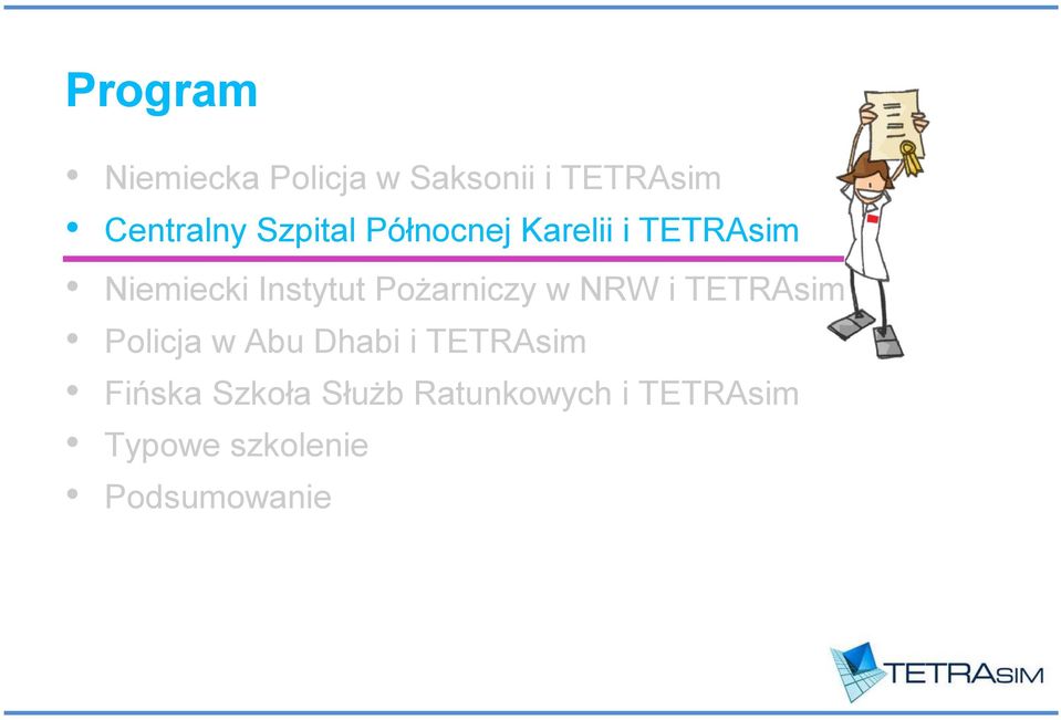 Pożarniczy w NRW i TETRAsim Policja w Abu Dhabi i TETRAsim