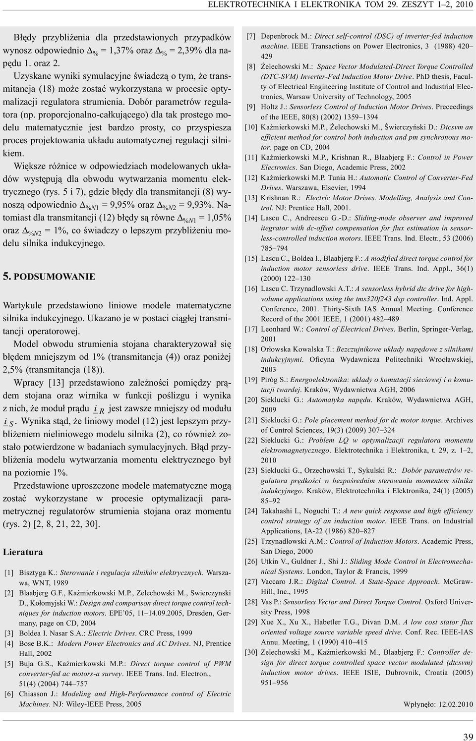 proporcjonalno-ca³kuj¹cego) dla tak prostego modelu matematycznie jest bardzo prosty, co przyspiesza proces projektowania uk³adu automatycznej regulacji silnikiem.